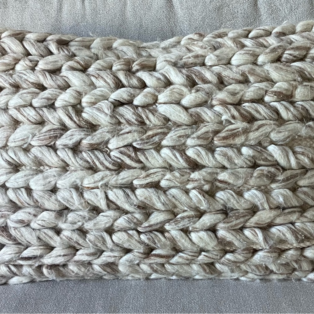 DownEast home natural weave pillow